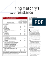 Calculating Masonry's Fire Resistance