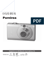 Manual camera photo Canon IXUS 85 Is