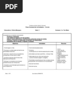 Plano Semanal 3 a 7 de Maio