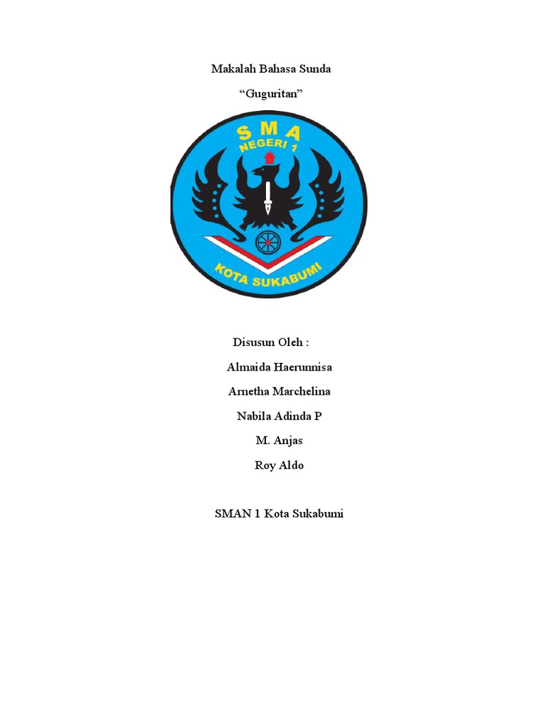 Makalah Bahasa Sunda