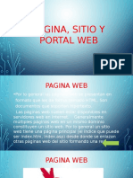 Pagina, Sitio y Portal Web