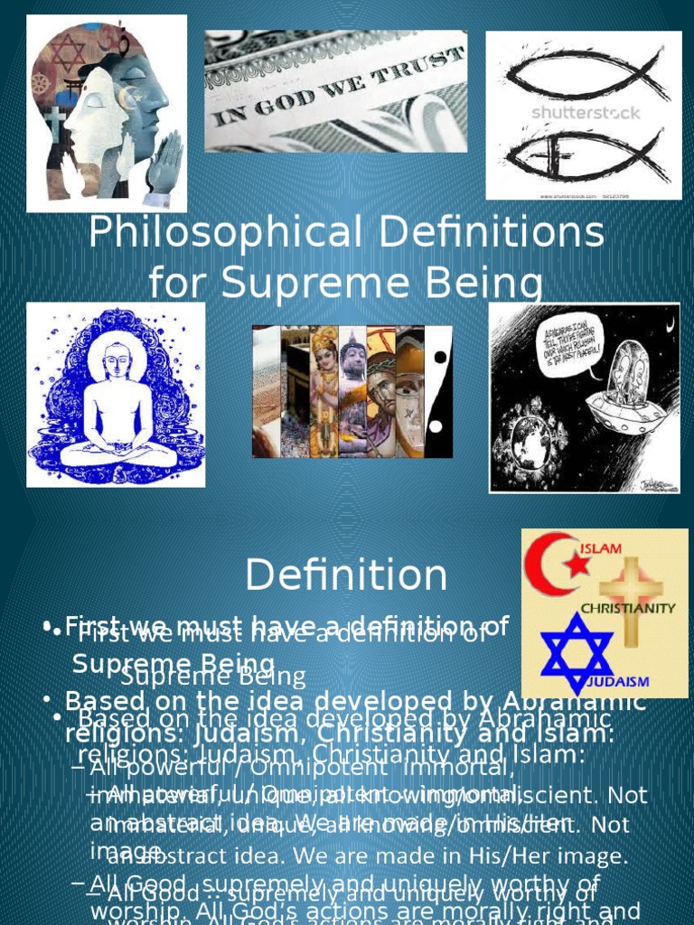 Understanding the Supreme Being | PDF
