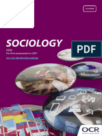 Specification Accredited A Level Gce Sociology h580