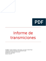 Informe de Transmiciones