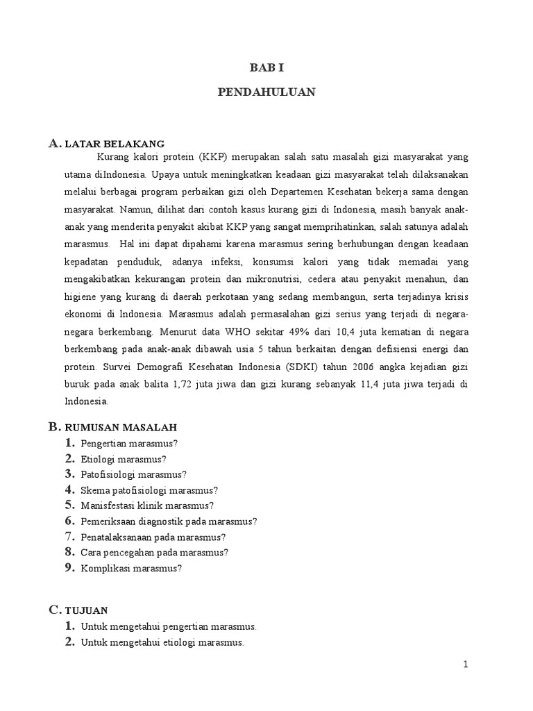 Makalah Kep. Anak (Marasmus)