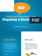 (Alquimia Operativa) Ebook 100 Frases Inspiradoras de Alquimia e Esoterismo