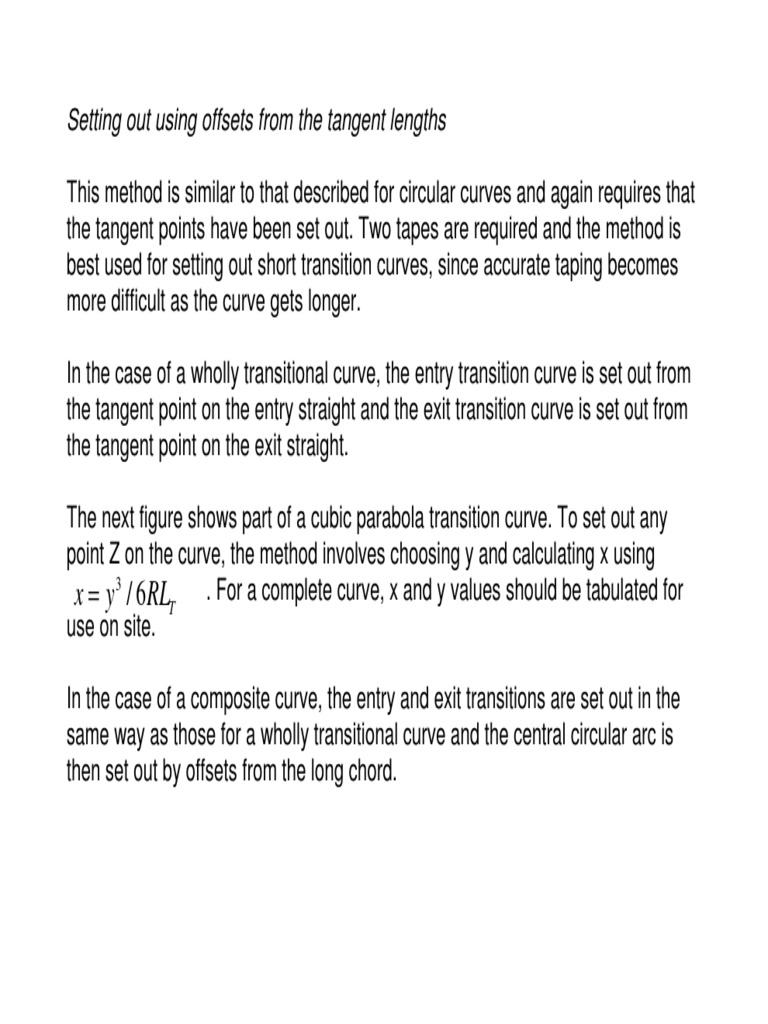 3A1 Lecture 13 Transition Curve 028 | PDF