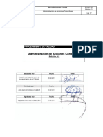 Procedimiento de Calidad para Administración de Acciones Correctivas