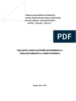 Proyecto de Analizar El Estrees Mediante La Economia