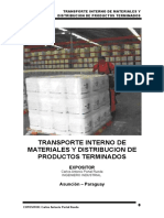 Transporte Interno Materiales Distribucion Productos Terminados