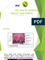 PF Rongga Mulut Dan Faring