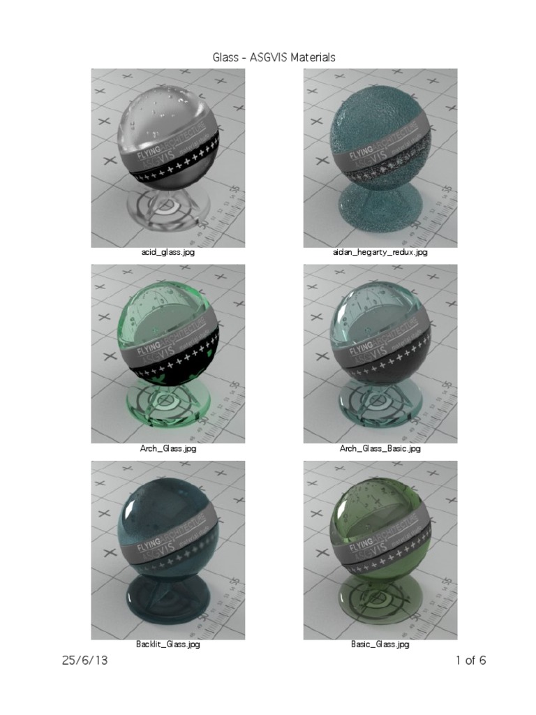 Glass Material Reference Guide | PDF | Career & Growth | Home & Garden