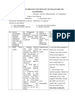 Laporan Diskusi English For Biology