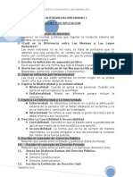 Autoevaluaciones de Derecho