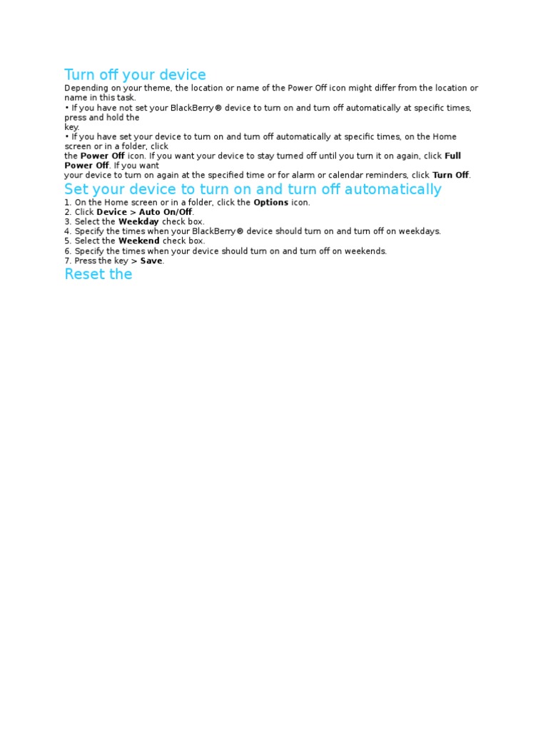 Turn Off Your Device: Power Off. If You Want | PDF | Career & Growth