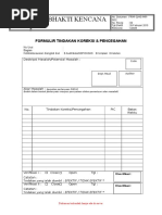 Download Form Tindakan Koreksi Dan Pencegahan Stfb by Imut Mainah SN308212717 doc pdf