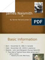 James Naismith Kansas History