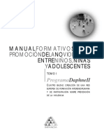 MANUALFORMATIVOSOBRE PROMOCIÓNDELANOVIOLENCIA ENTRENIÑOS,NIÑAS YADOLESCENTES