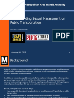 Sexual Harassment Report