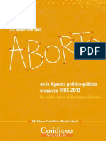 Johnson - Rocha - Schenck (2015) La Inserción Del Aborto en La Agenda Político-Pública Uruguaya 1985-2013 Un Análisis Desde El Movimiento Feminista