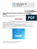 Administração Remota Do Samba 4 Com Windows 7 (RSAT) - Mundo TI Brasil