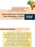 Aspectos Historicos e Evolutivos Dos Estudos Sobre Alimentação e Nutricao No Brasil