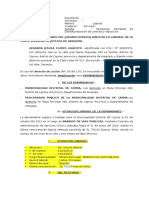 Modelo de Demanda de Desnaturalización de Contrato