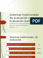 Activ 5-1 Sistemas Tradicionales de Evaluación Vs Evaluación Auténtica
