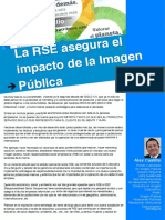 Artículo 15. La RSE asegura el impacto de a Imagen Pública