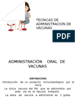 Tecnicas de Administracion de Vacunas