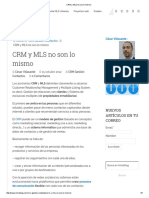 CRM y MLS No Son Lo Mismo