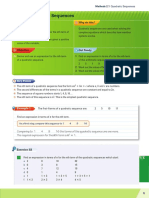 M2.1 Quadratic Sequences