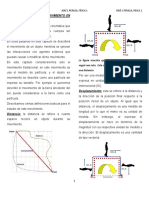 Clases Del Capitulo II Primer Parcial (Cinemática Movimiento en Una Dimension)