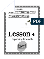 Pre-Calculus Math 40s - Permutations & Combinations - Lesson 4