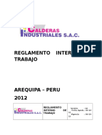 Reglamento Interno de Trabajo