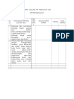 Format Evaluasi Diri Prediksi Un 2009