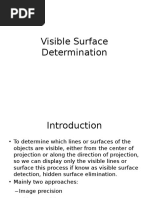 Visible Surface Determination