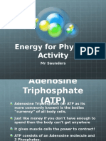 energy for physical activity