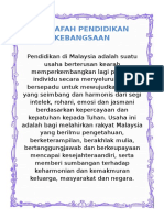 FALSAFAH PENDIDIKAN KEBANGSAAN