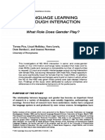 Pica Language Learning Through Interaction