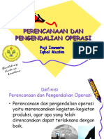 Perencanaan Dan Pengendalian Operasi