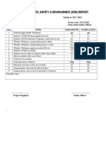 Monthly HSE Report