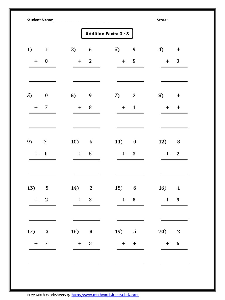 Student Name: - Score | PDF