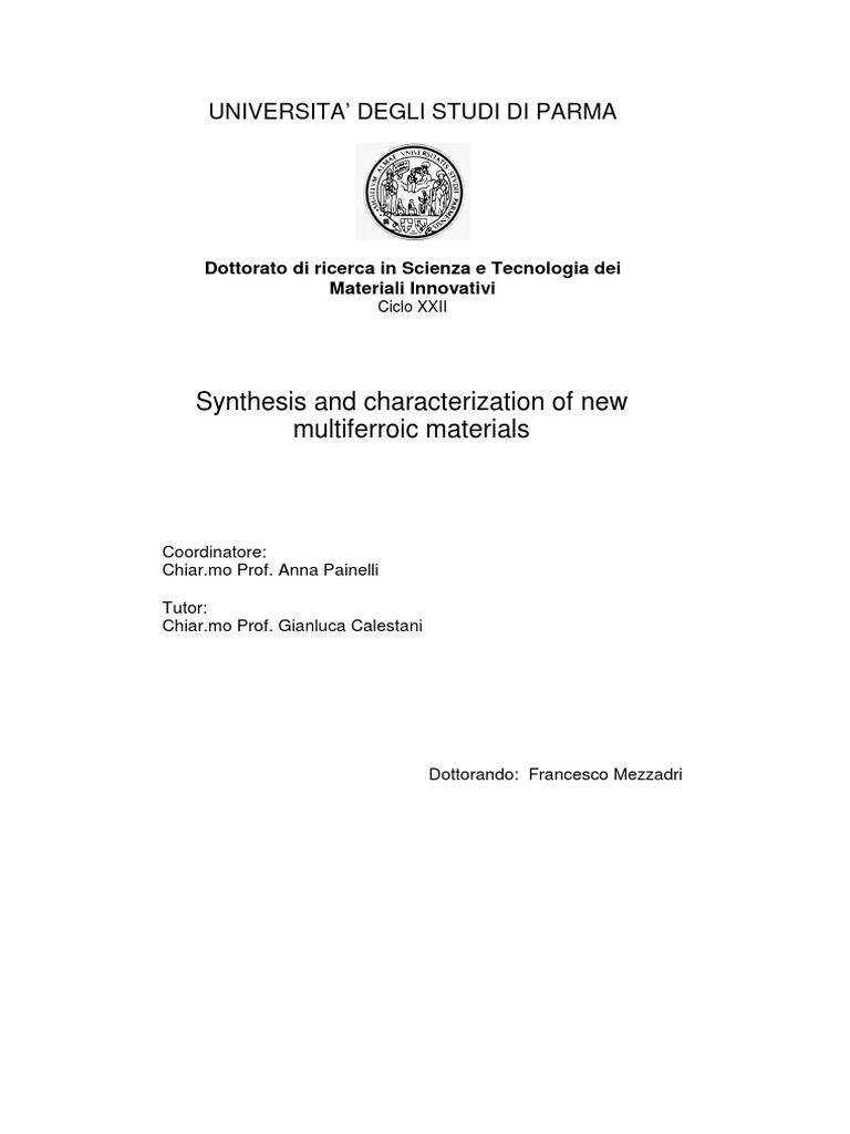Phd thesis organic synthesis
