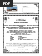 Contoh Undangan Haji Umrah