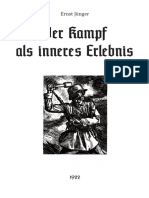 Ernst Jünger - Der Kampf Als Inneres Erlebnis