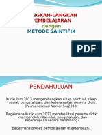 Pembelajaran Dengan Pendekatan Saintifik Dan Penyusunan RPP - 7 MARET