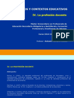 4. La Profesión Docente