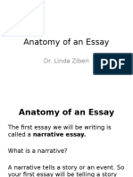 Anatomy of an Essay