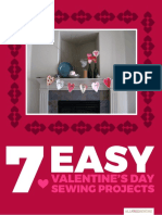 7 Easy Valentines Day Sewing Projects Ebook